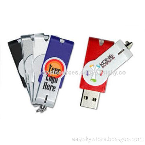 Twist Promotional Thumb Drive, 64MB to 32GB Memory Capacity, Free for 2-year WarrantyNew